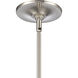 Connection 1 Light 8 inch Satin Nickel Mini Pendant Ceiling Light