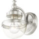 Oldwick 1 Light 6 inch Brushed Nickel Vanity Sconce Wall Light