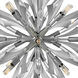 Vida LED 22 inch Glacial Chandelier Ceiling Light, Orb