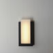 Tower LED 15 inch Black Outdoor Wall Sconce