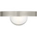 Kelly Wearstler Ebell Mini LED 4.5 inch Natural Brass Flush Mount Ceiling Light, Integrated LED