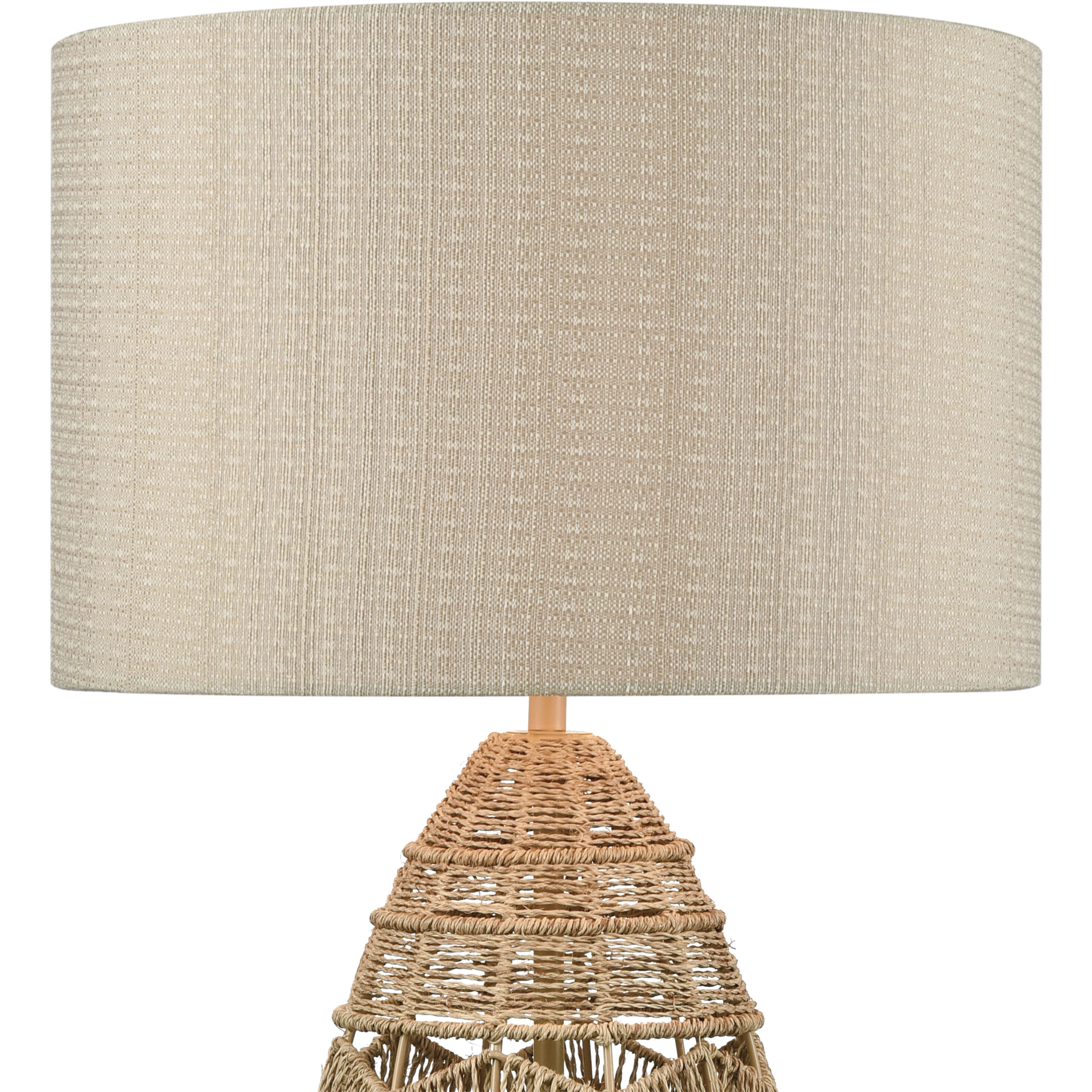 Husk 25 inch 100 watt Natural Table Lamp Portable Light