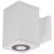 Cube Arch LED 4.5 inch White Sconce Wall Light in Spot, 90, 3000K, Straight Up/Down