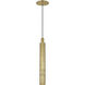 Mick De Giulio Sottile LED Natural Brass Pendant Ceiling Light, Integrated LED