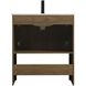 Ira 30 X 34 inch Walnut Brown Bathroom Vanity Cabinet
