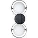 Parker 2 Light 16 inch Matte Black Vanity Light Wall Light