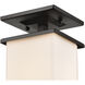 Broad Street 1 Light 5.5 inch Oil Rubbed Bronze Outdoor Flush Mount