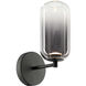 Refrax 1 Light 4.75 inch Matte Black Wall Sconce Wall Light