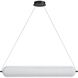 Peri LED 42 inch Matte Black Horizontal Pendant Ceiling Light