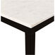 Parson 34 X 20 inch White Marble Desk, Mini