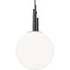 Sybil LED 13.75 inch Polished Black Nickel Indoor Hanging Lighting Ceiling Light in 3000K
