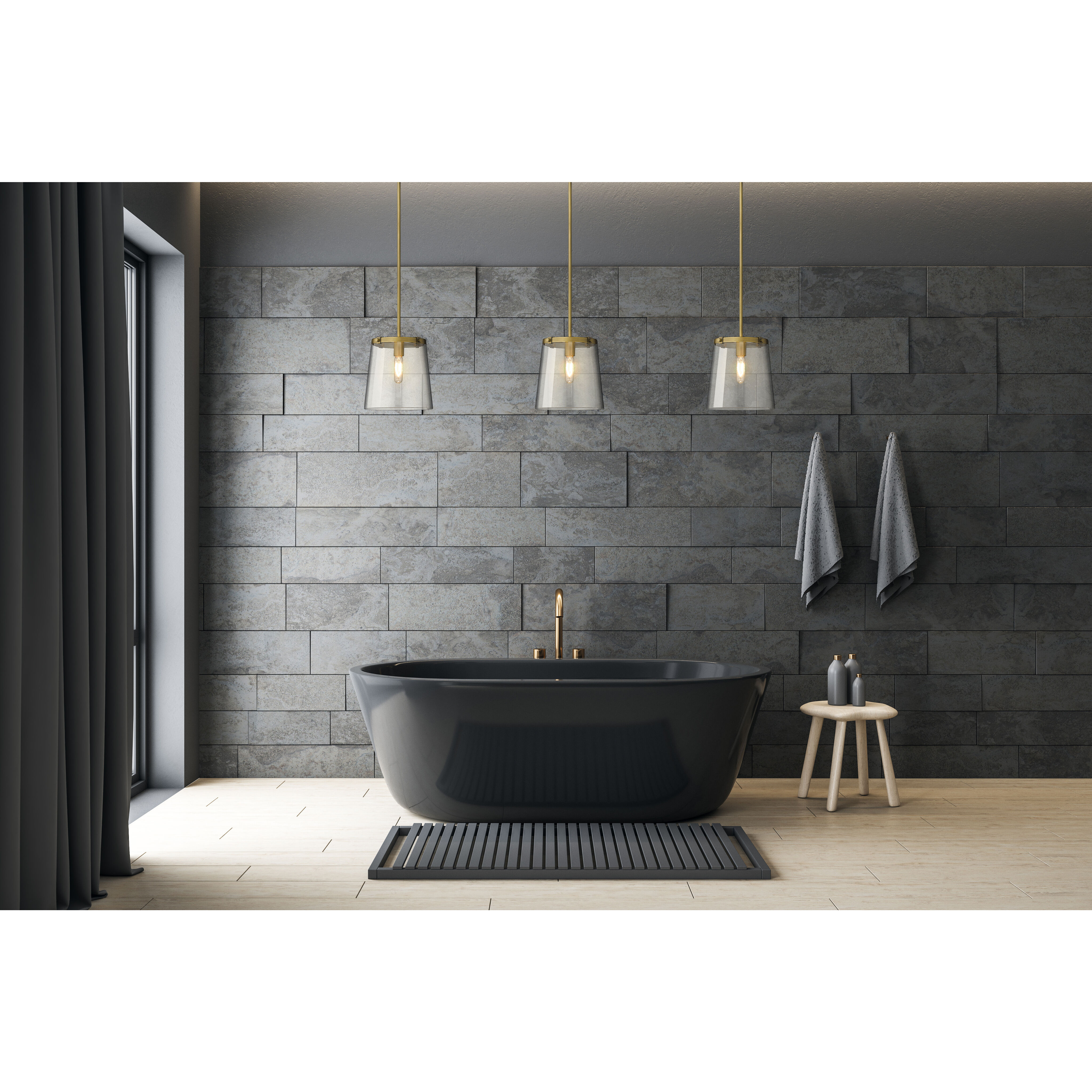 Callista 1 Light 10 inch Rubbed Brass Pendant Ceiling Light