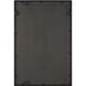 Benedo 35.88 X 24 inch Matte Black with Plated Brass Vanity Mirror