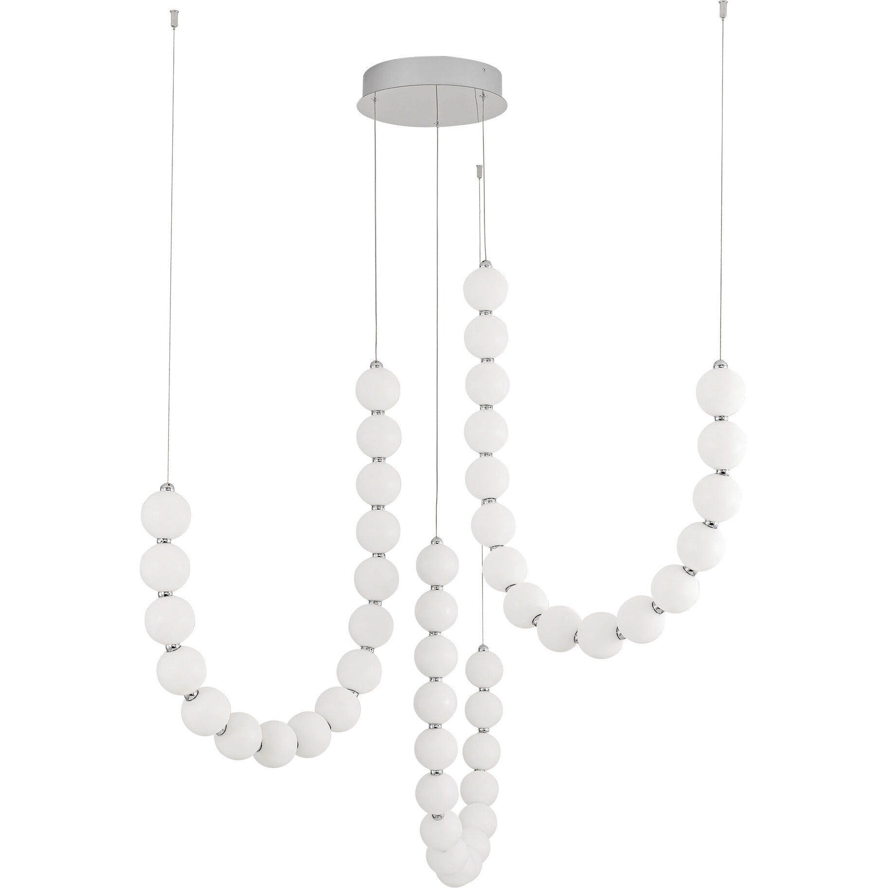 Akoya 11.13 inch Chrome Chandelier Ceiling Light