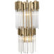 Matrix Sconce Wall Light in Havana Gold