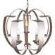 Verbena 5 Light 21 inch Pewter Chandelier Ceiling Light