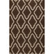 Fallon 36 X 24 inch Dark Brown, Beige Rug