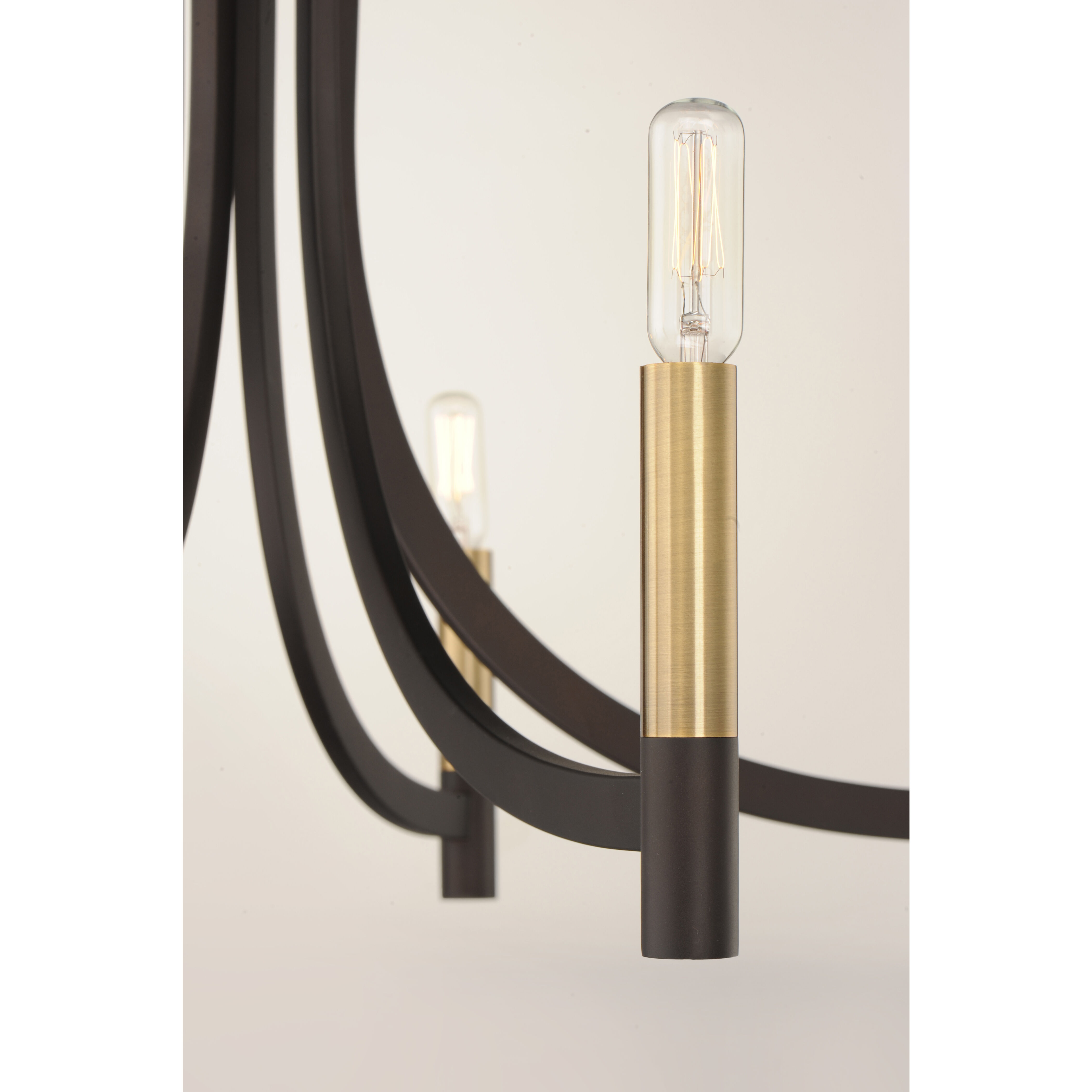 Lyndon 3 Light 20 inch Bronze/Antique Brass Chandelier Ceiling Light in Bronze and Antique Brass