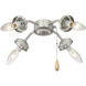 Fitter 4 Light Incandescent Satin Nickel Fan Light Kit