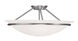 Newburgh 3 Light 20 inch Brushed Nickel Semi-Flush Mount Ceiling Light