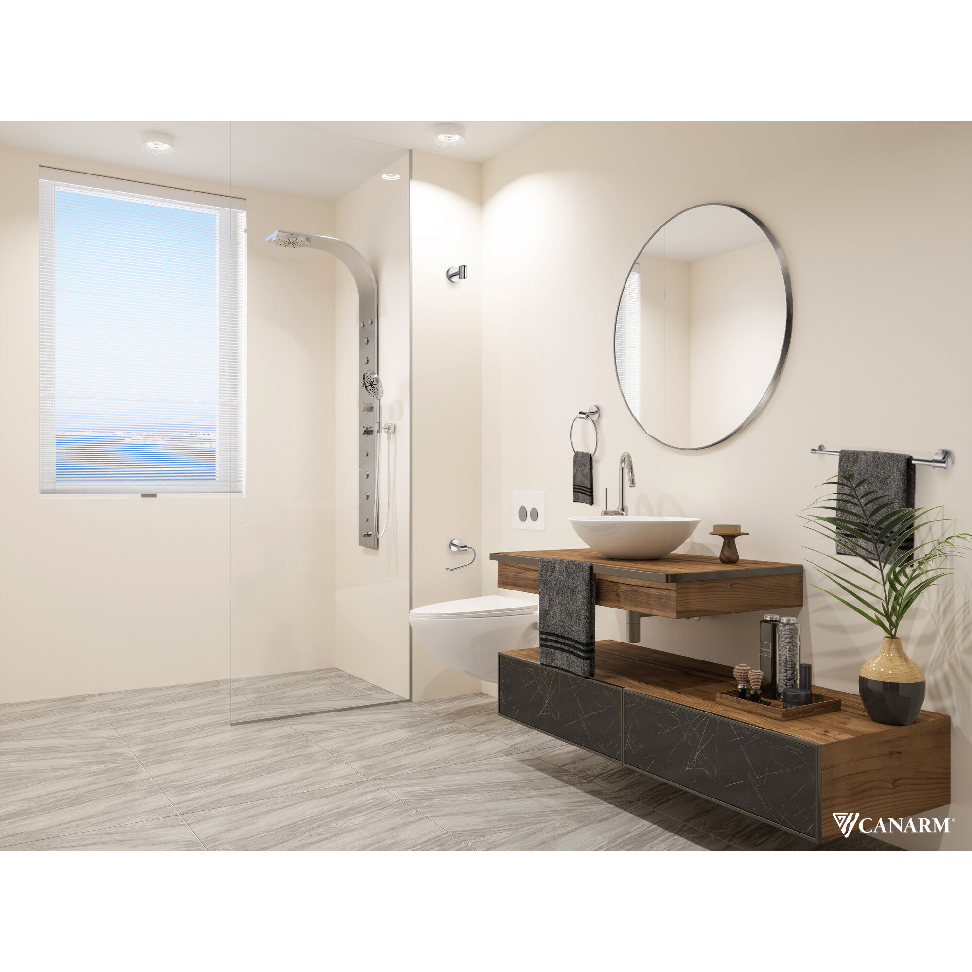 Carson 52 inch Oil Rubbed Bronze with Dark Cherry / Oil Rubbed Bronze Blades Ceiling Fan