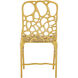 Honeycomb Gold Side Chair