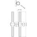 Warwick LED 25.25 inch Modern Gold Bathroom Vanity Wall Light