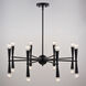 Drake 16 Light 29 inch Matte Black Chandelier Ceiling Light