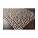 Alfresco 106 X 71 inch Black/Camel Indoor Area Rug, Polypropylene