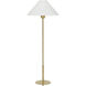 J. Randall Powers Hackney 31.75 inch 40 watt Hand-Rubbed Antique Brass Buffet Lamp Portable Light in Linen