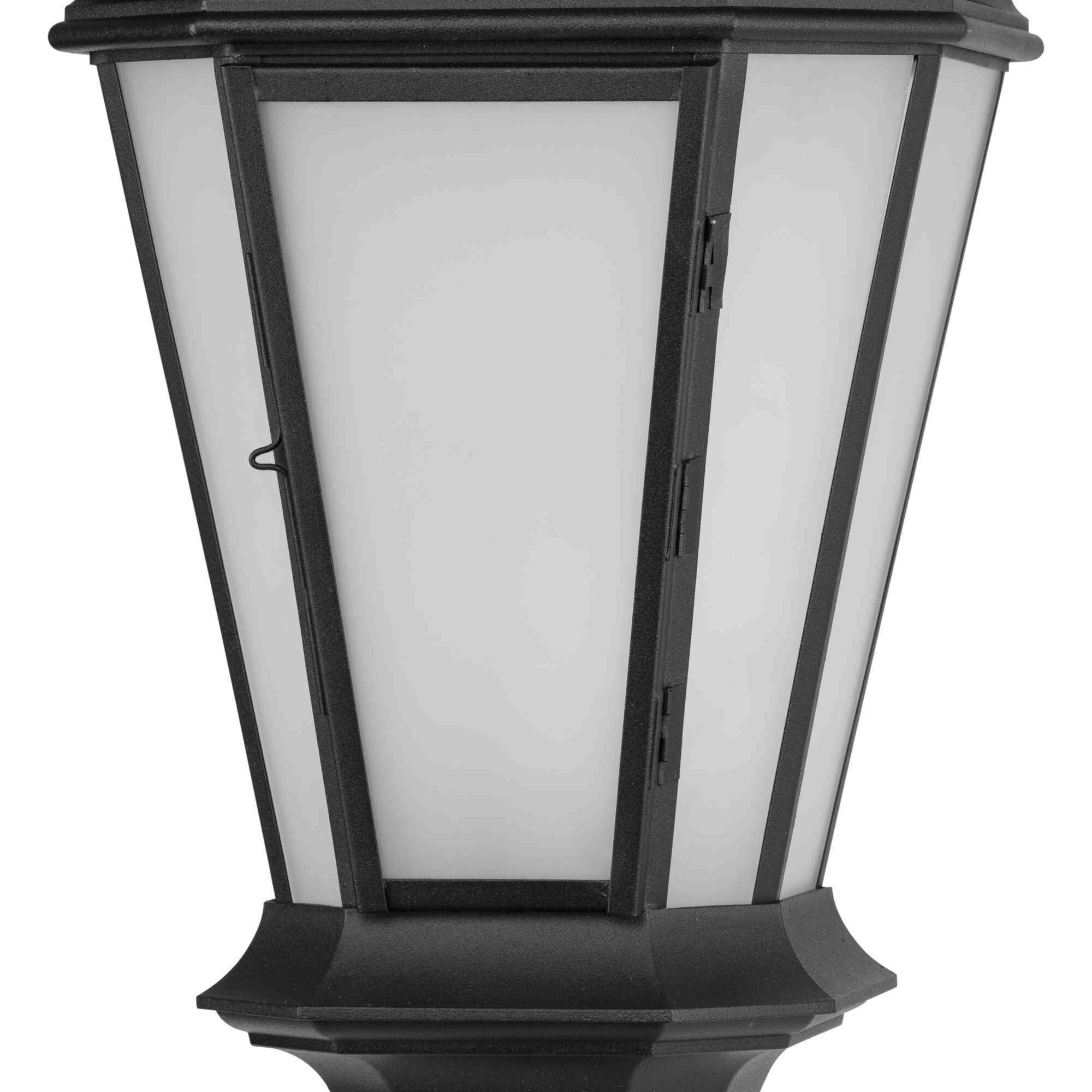 Crawford 1 Light 25 inch Textured Black Outdoor Post Lantern