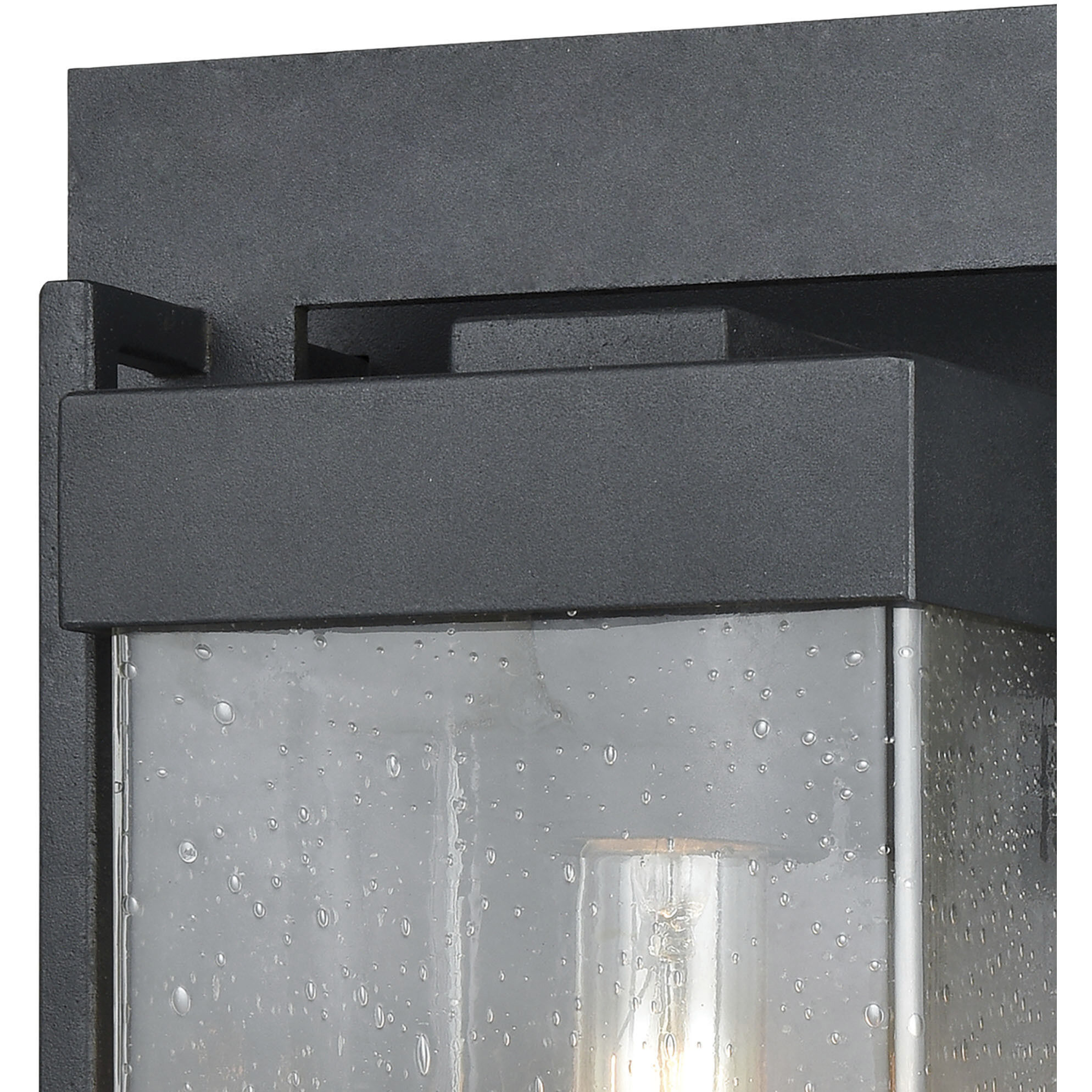 Overton 1 Light 17 inch Matte Black Outdoor Wall Sconce