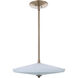 Stenson 3 Light 18.03 inch Satin Brass Pendant Ceiling Light