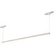 Mira 48V DC White Trilo Track Linear Pendant Ceiling Light