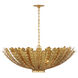 AERIN Hampton 6 Light 36 inch Gild Chandelier Ceiling Light, Large