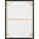 Musa II Green with Off White and Champagne Gold Framed Wall Art