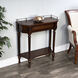 Charleston One Drawer Console Table in Dark Brown