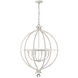 Callie 6 Light 26 inch Country White Pendant Ceiling Light