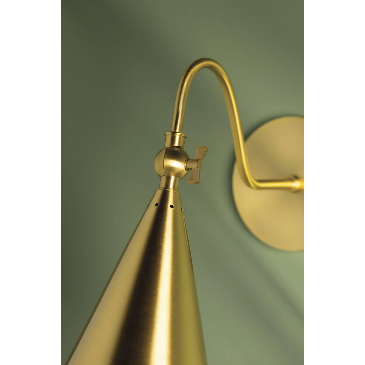 Lupe 1 Light 6 inch Aged Brass Wall Sconce Wall Light 