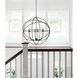 Solaris 6 Light 28.5 inch English Bronze Chandelier Ceiling Light