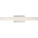 Vogue LED 24 inch Satin Nickel Bath Vanity Wall Light