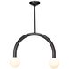 Happy LED 22.5 inch Oil Rubbed Bronze Pendant Ceiling Light, Small