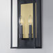 Manchester 2 Light 20 inch Black Outdoor Wall Mount