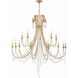 Arcadia 15 Light 46.25 inch Antique Gold Chandelier Ceiling Light