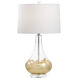 Town Square 27 inch 100.00 watt Clear/Gold Leaf/Clear Table Lamp Portable Light