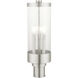 Hillcrest 3 Light 20 inch Brushed Nickel Outdoor Post Top Lantern