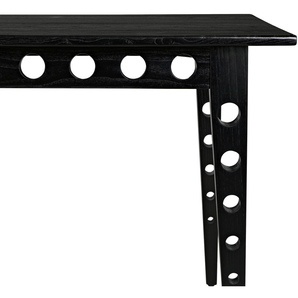 Pericles 76 X 36 inch Charcoal Black Table/Desk