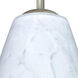 Chrissy LED Satin Nickel Cord Pendant Ceiling Light
