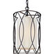 Sausalito 3 Light 13 inch Textured Iron Pendant Ceiling Light