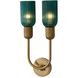 Verde Wall Sconce Wall Light in Satin Brass